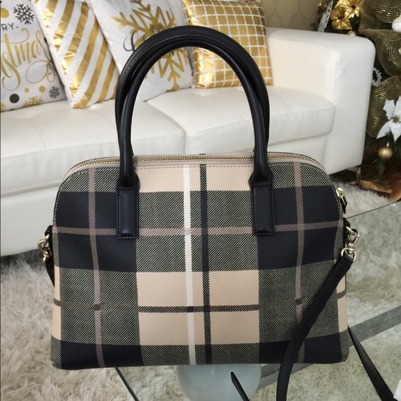 Kate Spade Grant Street Rachelle Woodland PlaidBag - Picture 4 of 6